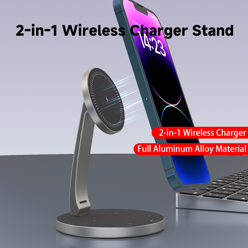 SENZANS 2‑in‑1 Wireless Charging Stand Review: Aluminum Build + 15W Fast Charging – A Clutter‑Free Desk Solution